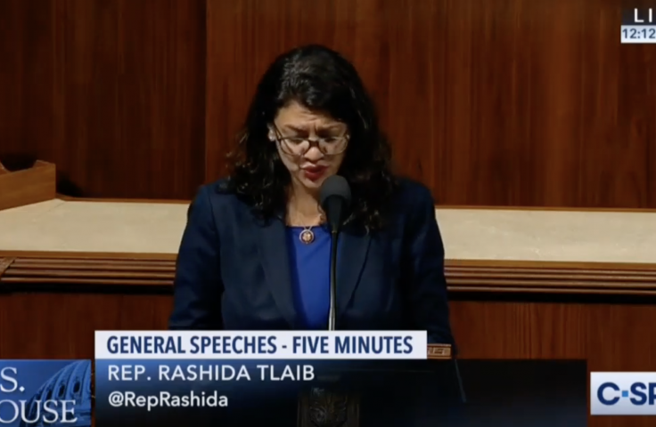 Tlaib: BDS Movement Against Israel Like American Boycott of Nazi Germany