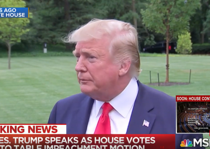 Trump on Omar: 'There's a Lot of Talk About the Fact That She Was Married to Her Brother'