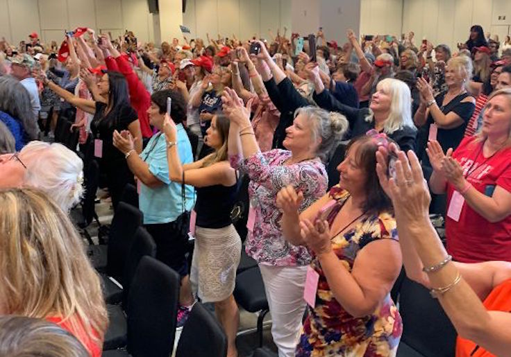 Women for Trump at Pa. Rally: 'Four More Years'