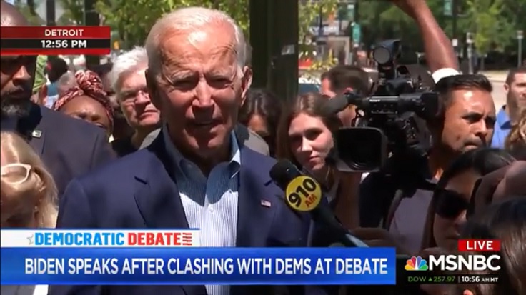 Biden: Economy 'Collapsing' Because of Trump