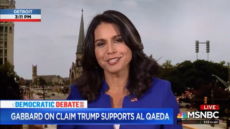 Gabbard to MSNBC Host: Stop Using Kamala Harris 'Talking Points'