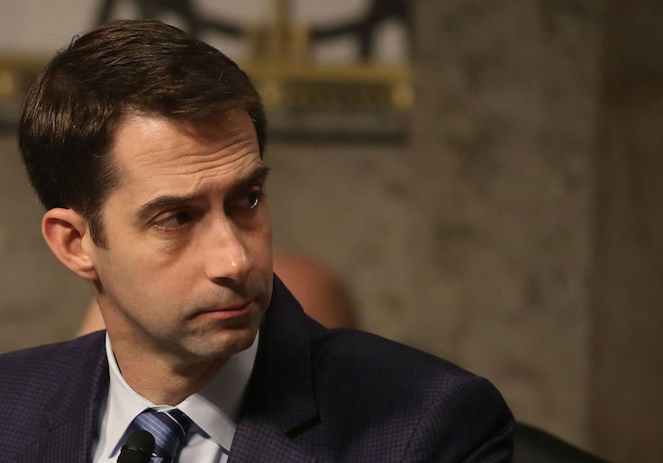 Cotton Calls for Targeted China Travel Ban
