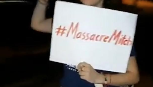Liberal Protesters Gather Outside McConnell's Home: 'F--k Your Thoughts And Prayers'