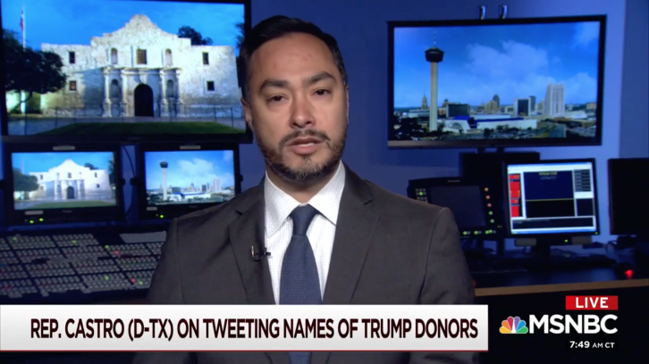 Joaquin Castro Wants People To 'Think Twice' About Supporting Trump