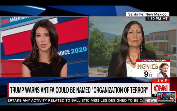 Rep. Haaland (D): Antifa Are 'Peaceful Protesters' Trying To 'Safeguard Their City'