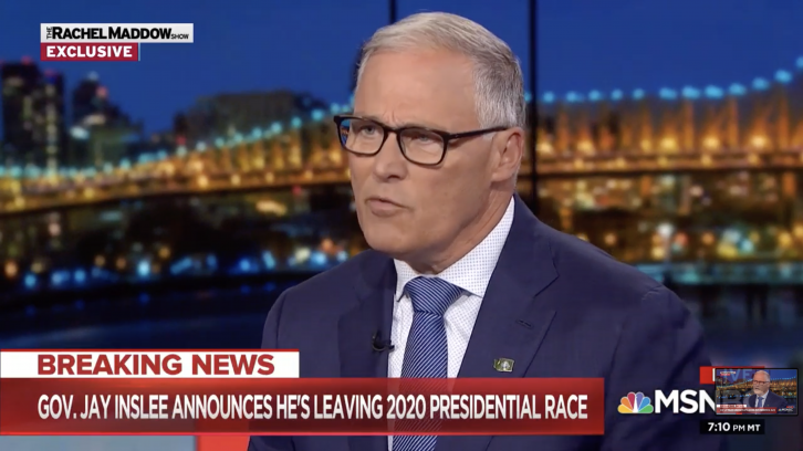 Gov. Inslee Drops Out Of Presidential Race