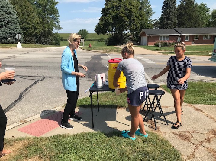 Warren's Lemonade Money Went to a Pro-Life Charity