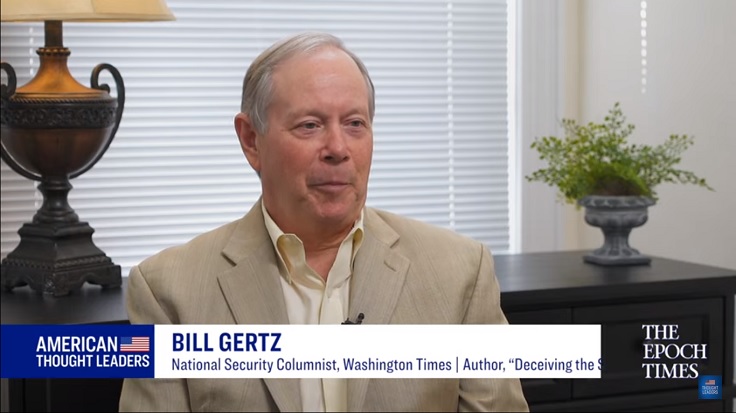 Gertz: The United States Must Identify China as a 'Real Enemy'