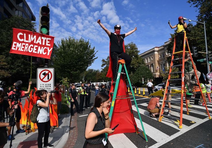 News Channels Ignore D.C. Climate Change Traffic Shutdown