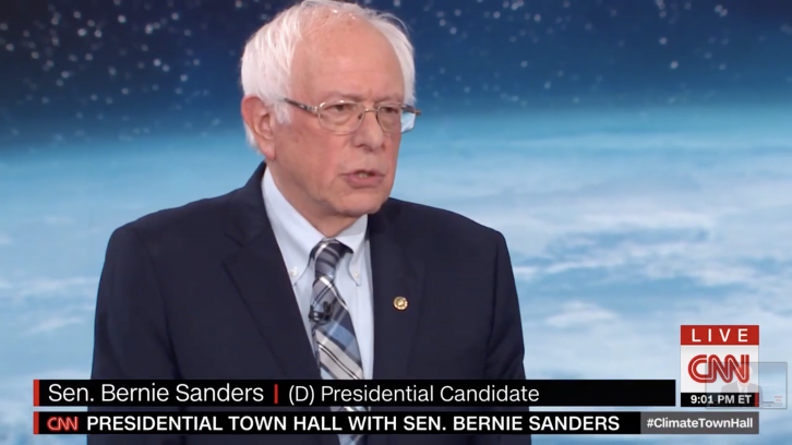 Sanders: My Administration Would Feature Population Control In Climate Fight