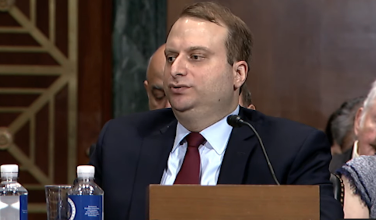 Protesters Disrupt Trump Court Nominee Hearing