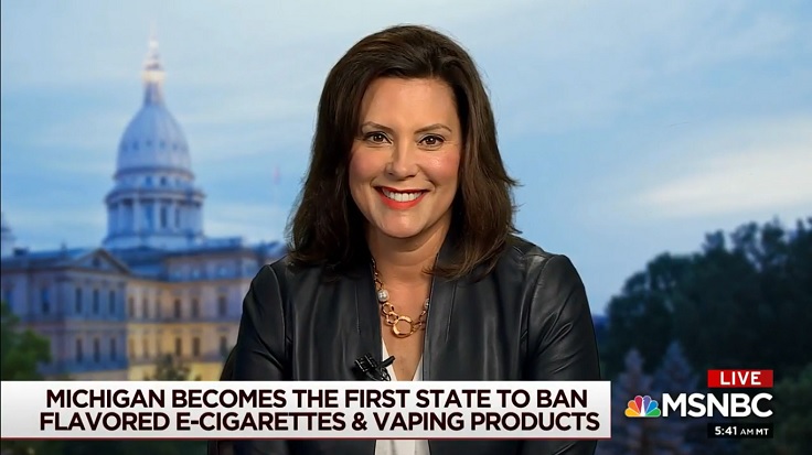 Michigan Gov. Orders 'All-out Ban' on Flavored Vapes