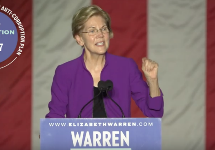 Warren Opposes Lobbyists' Donations, Despite Accepting $95,000 in 2012, 2018