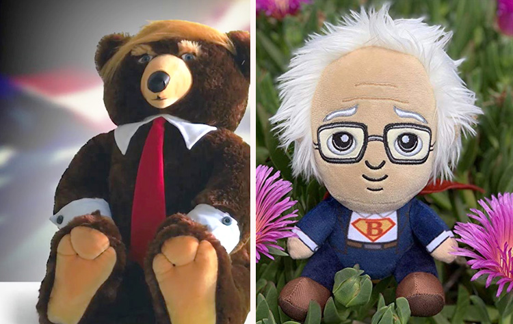 Plush Proxies: Bernie Baby vs. Trumpy Bear