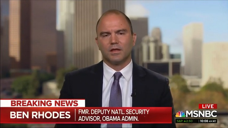 MSNBC Asks Ben Rhodes to Fact-Check Trump on Syria