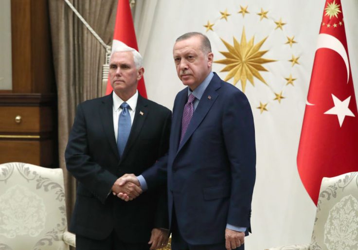 Pence Announces Ceasefire Deal With Erdogan to End Turkey's Syria Offensive