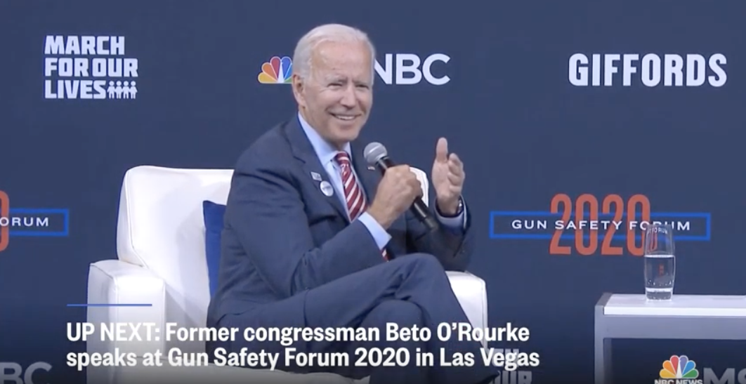 Biden Expresses Support for National Gun Registration 'Down the Line'