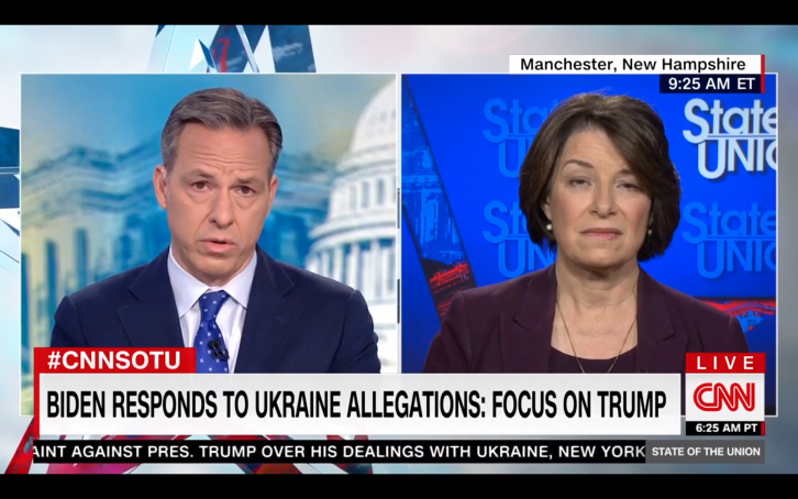 Klobuchar Would Not Be Comfortable With VP's Child On Board of Foreign Company