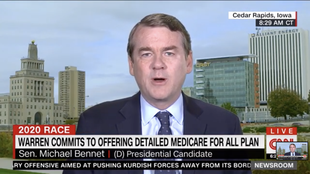 Sen. Bennet Blasts Warren for Dishonesty on Medicare for All