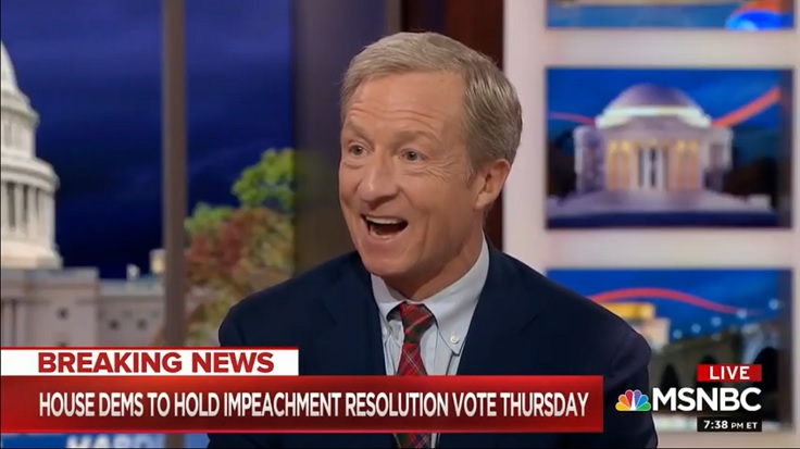 Steyer 'Literally' Doesn't Know How Much He's Spent Trying to Oust Trump