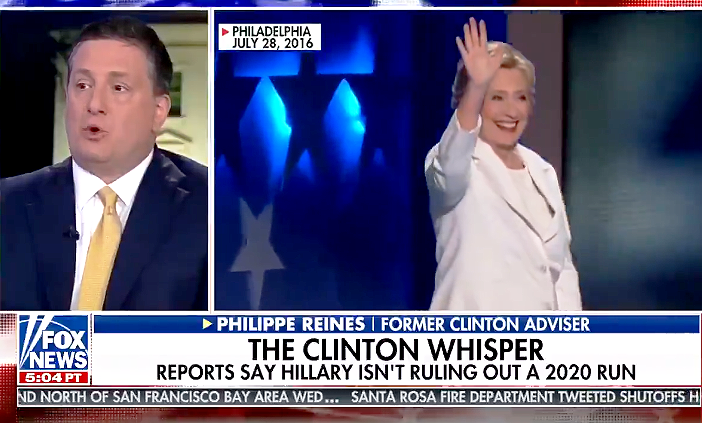 Former Hillary Clinton Goon Says She 'Might Be the Best Person' to Beat Trump in 2020