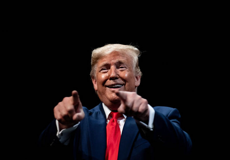Trump Jokingly Admonishes Man for Shouting 'Lock Her Up'
