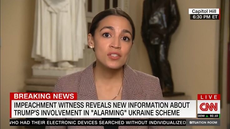 Ocasio-Cortez: Impeachment Is the Solution to a 'Disastrous Outcome' in 2020