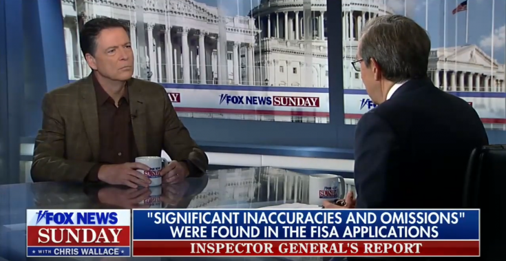 Chris Wallace Presses Comey on IG Report Findings