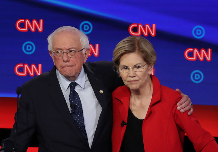 Warren, Sanders Endorsed By Labor Leader Accused of Race, Age Discrimination