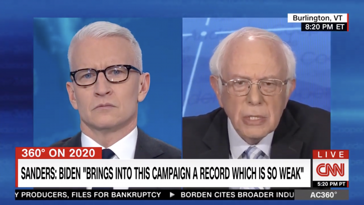 Sanders: Biden Is Too Low Energy to Defeat Trump