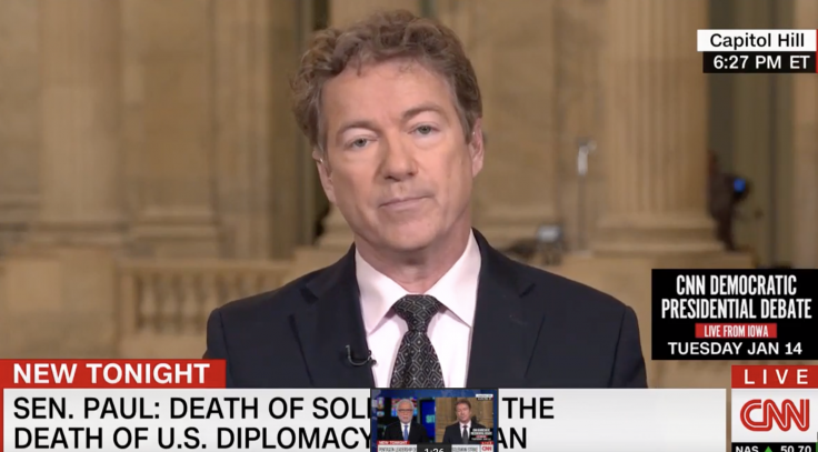 Rand Paul: 'Death of Soleimani Is the Death of Diplomacy with Iran'