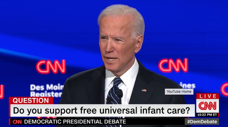 Biden Says He Couldn't Afford Childcare Making $42K in 1973 (or $250K, Adjusted for Inflation)