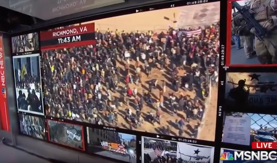 MSNBC Anchor: White Nationalists 'Swarming' VA State Capitol