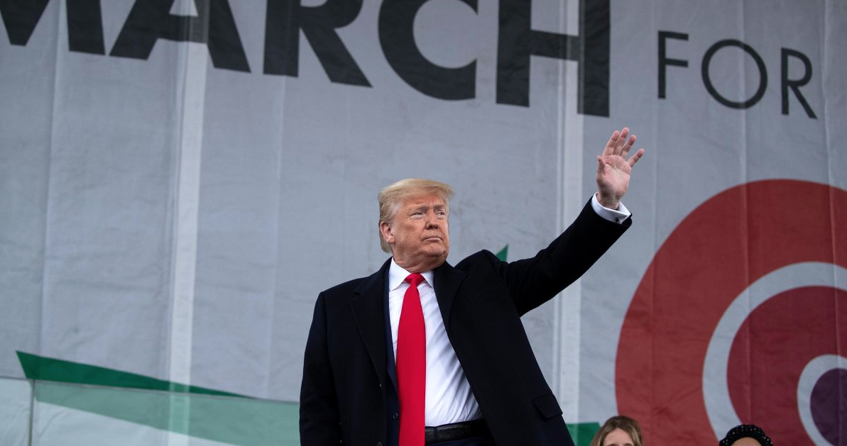 Trump Praises Pro-Life Marchers, Takes Aim at Dems' Abortion Extremism