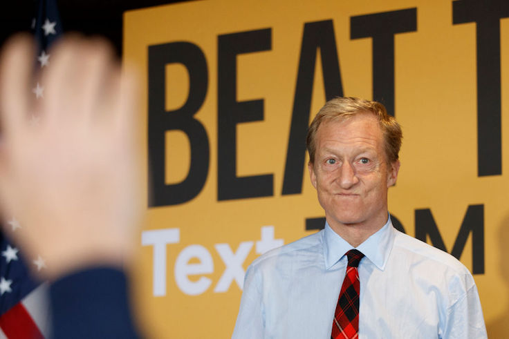 Steyer Slams Private Education, Sent Kids to Pricey Prep School