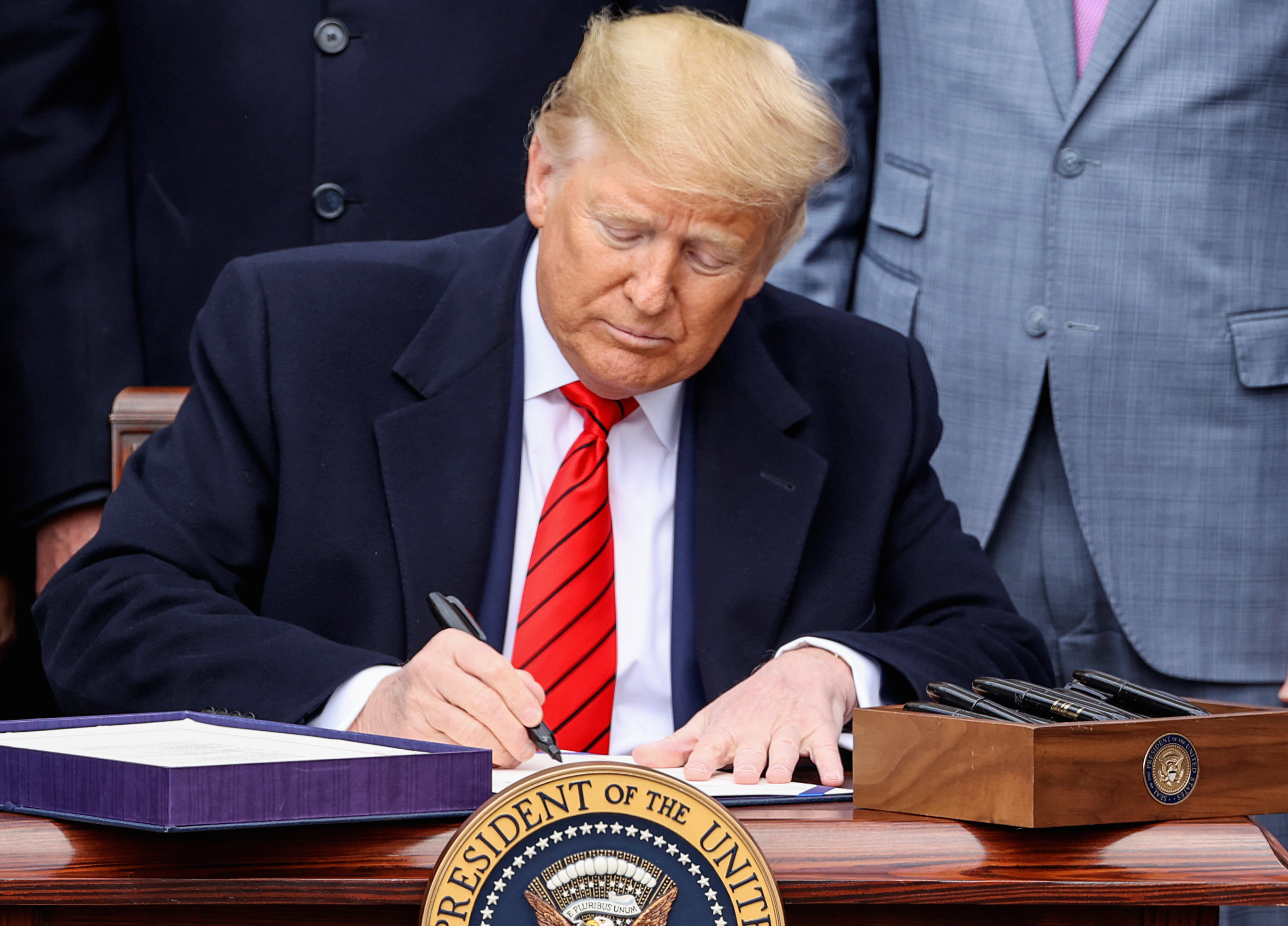 Trump Signs USMCA, 'Ending the NAFTA Nightmare'; Key Democrats Not Invited