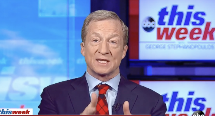 Steyer Frustrated by Poll Showing High Economic Satisfaction