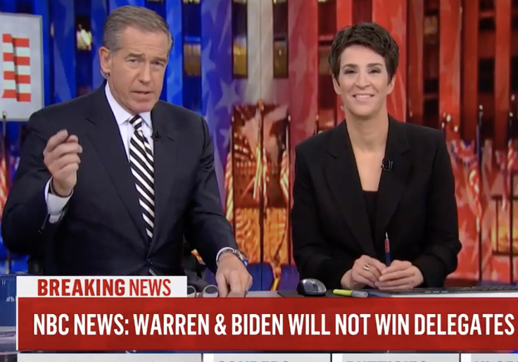 MSNBC Anchors Praise Warren for Still Taking Pictures After Losing in NH