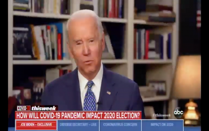 Biden: I Apologized to Bernie for Acting Like the Primary Race Is Over
