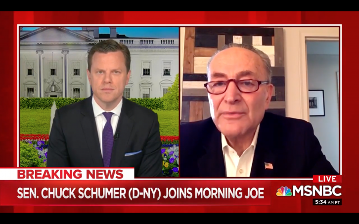 Schumer Defends Blocking Small Business Aid