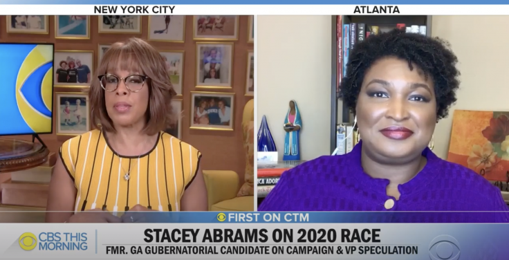 CBS Anchor Tells Stacey Abrams She's 'Extremely Qualified' to Be Vice President