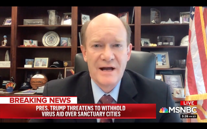 Dem Sen. Coons Claims Biden Has Been Exonerated on Sexual Assault Claim