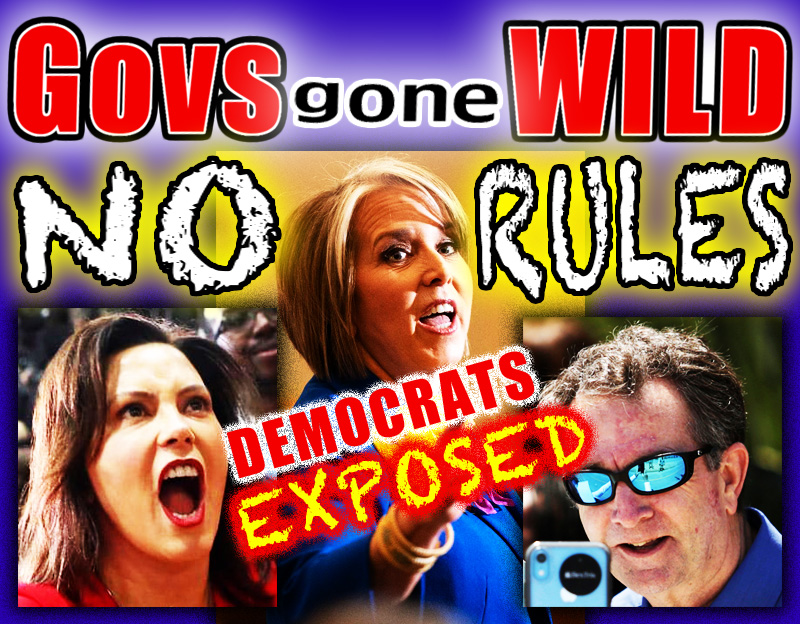 GOVS GONE WILD: Naughty Dems Keep Breaking Their Own Lockdown Rules