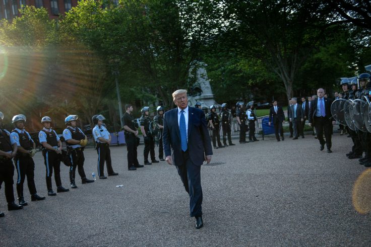 Biden DOJ Defends Cops Who Cleared Lafayette Square for Trump