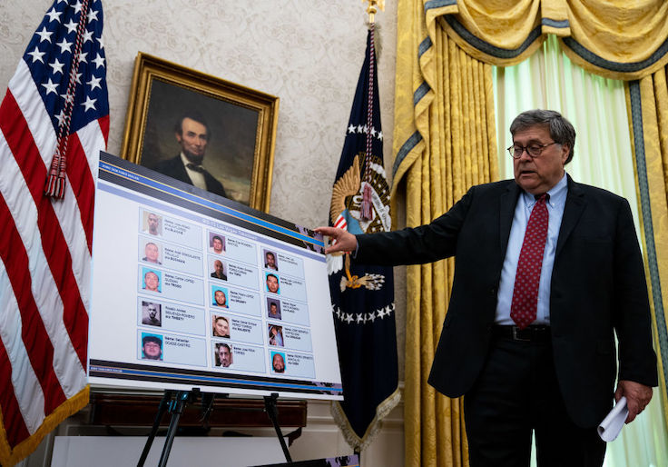 Barr Confirms Arrest of MS-13 Leaders