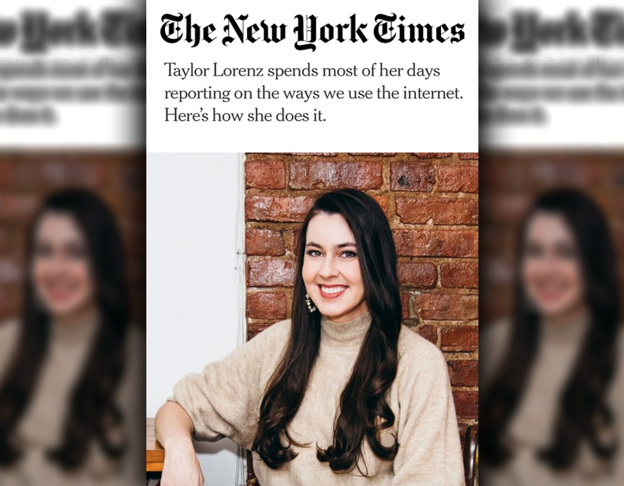 ANALYSIS: Media Obsession With Meme Journalist Taylor Lorenz Is Out of Control