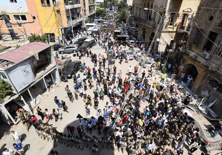 Amid Wreckage of Beirut, Lebanese Call to Oust Hezbollah