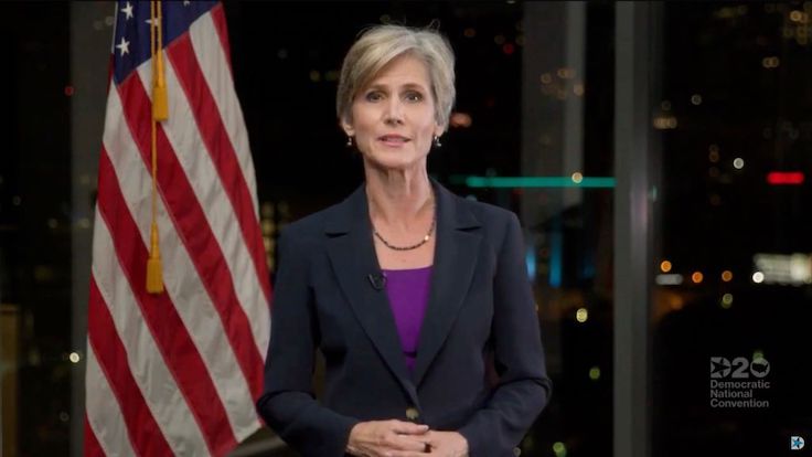 Sally Yates Savages Trump Travel Ban In DNC Speech