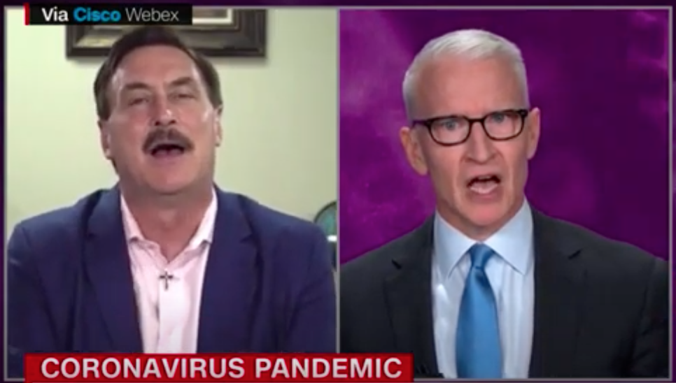 CNN's Anderson Cooper GOES TO WAR With Pillow Titan Over Subject Neither Knows Anything About