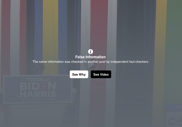Facebook Censors Unedited Video of Biden Posted by Trump Campaign